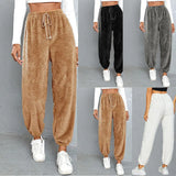 Teddy Bear Fleece Fur Joggers