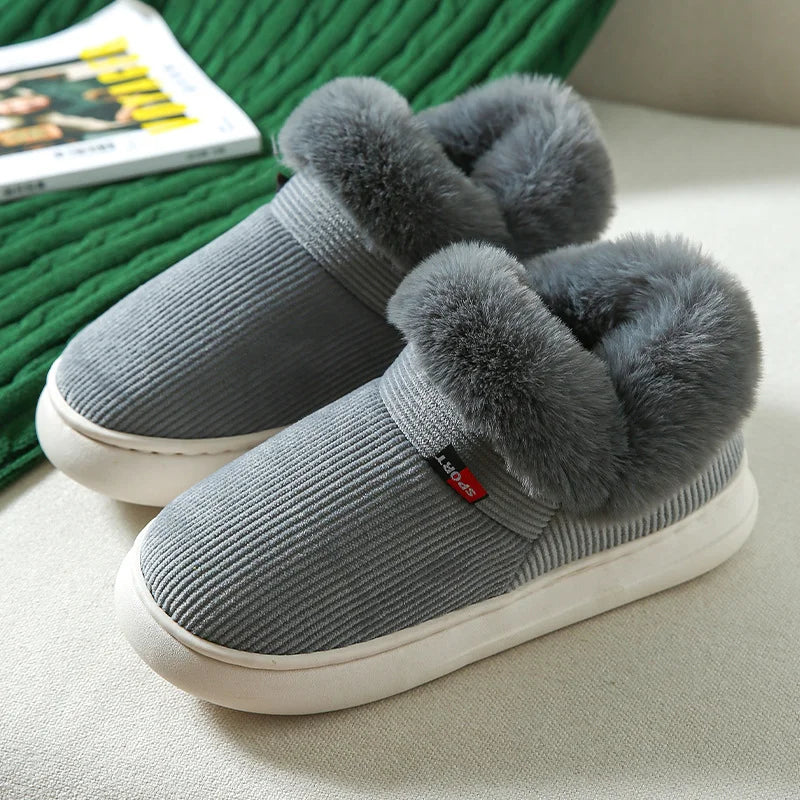 Women's Indoor Plush Padded Slippers