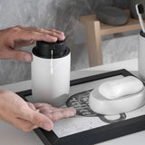 Nordic Ceramic Bathroom Liquid Soap Dispenser