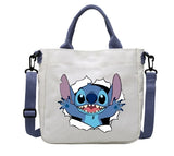 Anime Disney Stitch Canvas Bag - Pencil Bag - Crossbody Bag