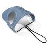 Pet Baseball Hat: Adjustable Cat and Dog Sun Visor Hat with Ear Holes