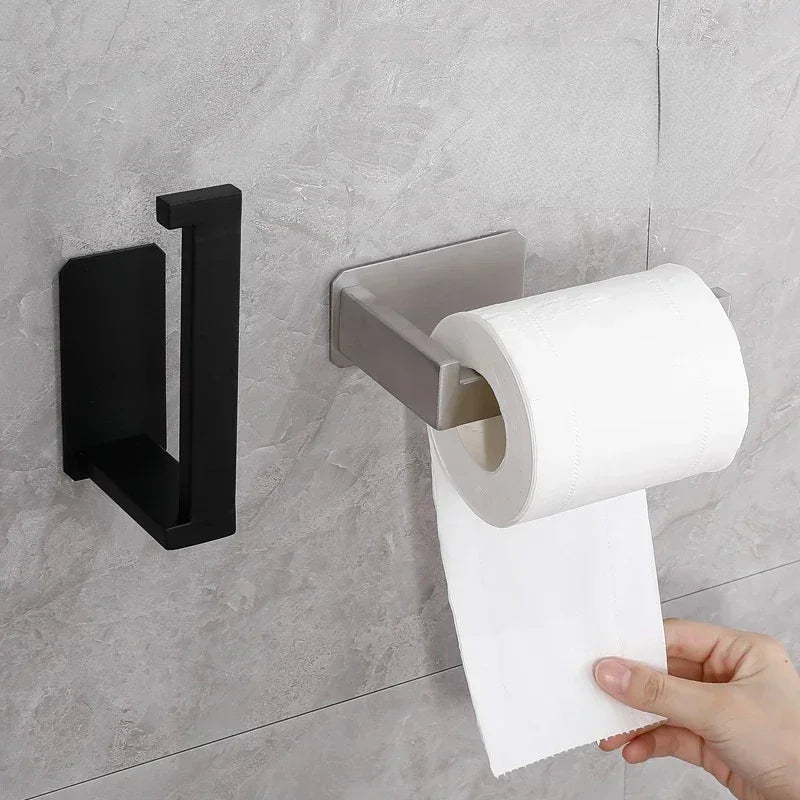 Stainless Steel Toilet Roll Holder - Self-Adhesive