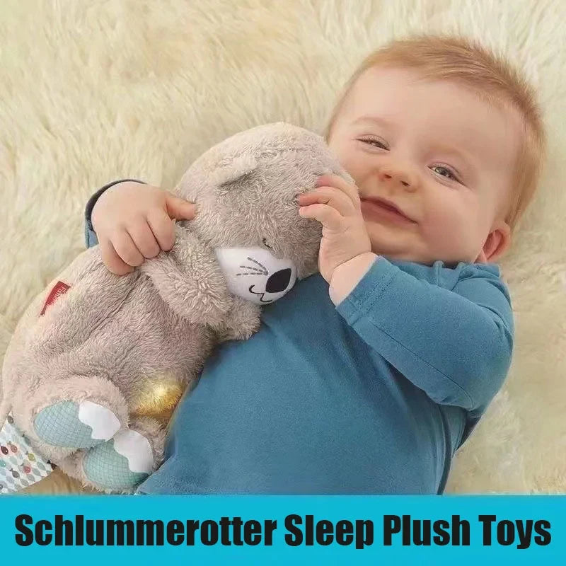 Baby Soothing Otter Plush Sleeping Companion