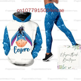 Women's Disney Eeyore Hoodie & Yoga Pants Set