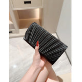 Elegant Luxury Fashion Fold Evening Clutch Bag