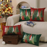 18x18  Christmas Tree Decorative Throw Pillows