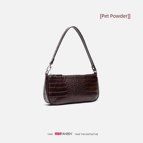 Kendall Retro Crocodile Pattern Socialite Underarm Bag