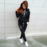 Autumn and Winter Women's Sportswear Jogging Set