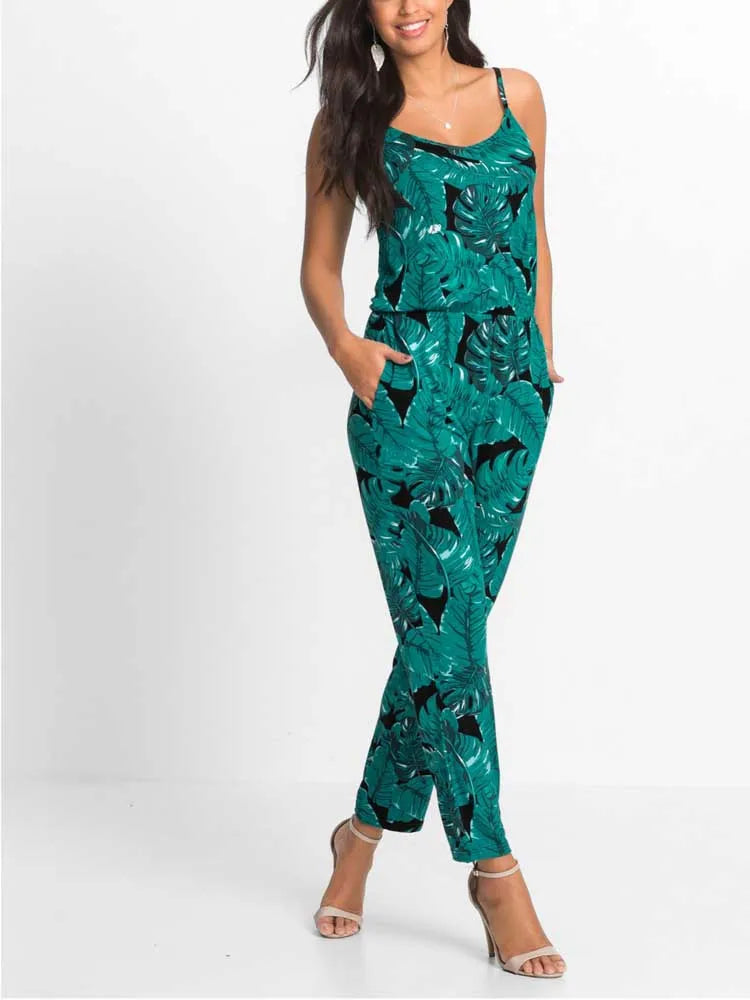 Floral Print Jumpsuit