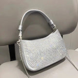 Evening Clutch - Elegant Rhinestone Handbag