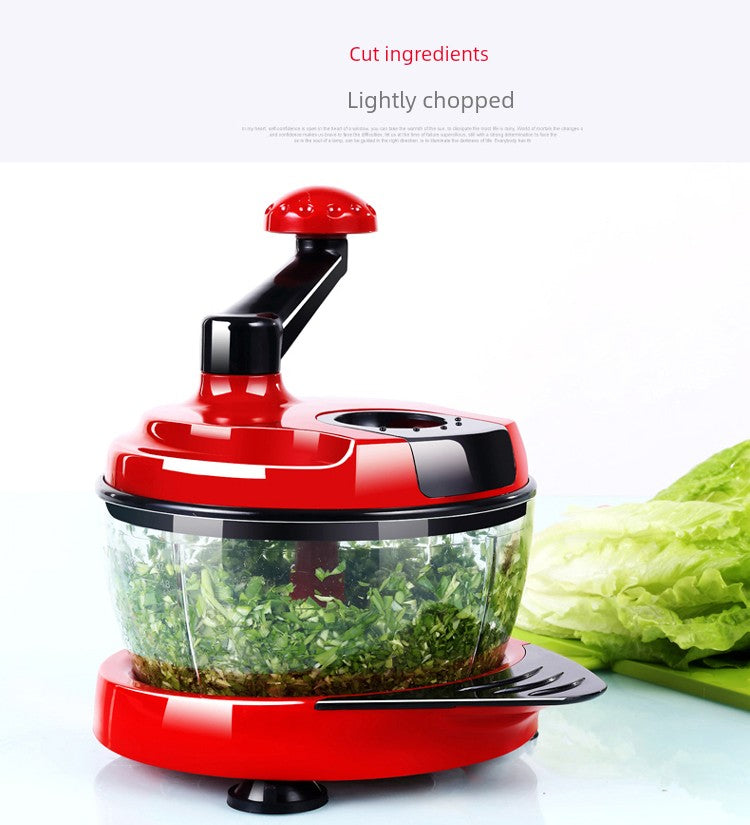 Manual Multifunctional Vegetable-Cutting Machine – Mincer, Shredder, Crusher, and Puree Maker