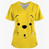 Winnie the Pooh 3D Scrub Tops