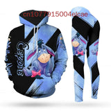 Women's Disney Eeyore Hoodie & Yoga Pants Set