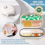 Portable Pill Organizer Case – Large Capacity 7 Grid Pill Holder for Easy Medication Management