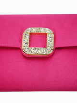 Rhinestone Square Buckle Dinner Bag