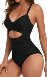 New One-Piece Hollowed Out Bikini Swimsuit