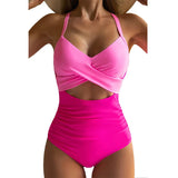 New One-Piece Hollowed Out Bikini Swimsuit