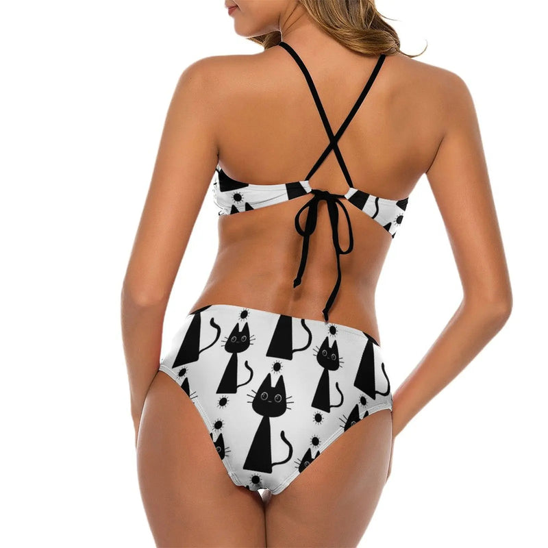 Black Magic Cat 2 Piece Bikini