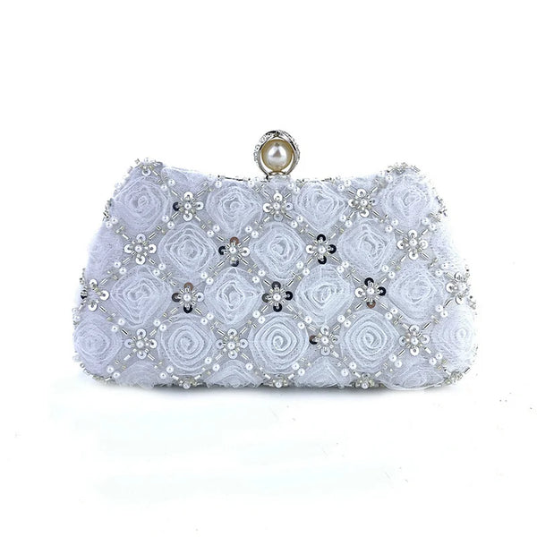 Flower Evening Bag Clutch