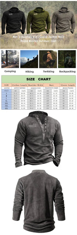 Men's Windproof Warm Pullover Hoodie