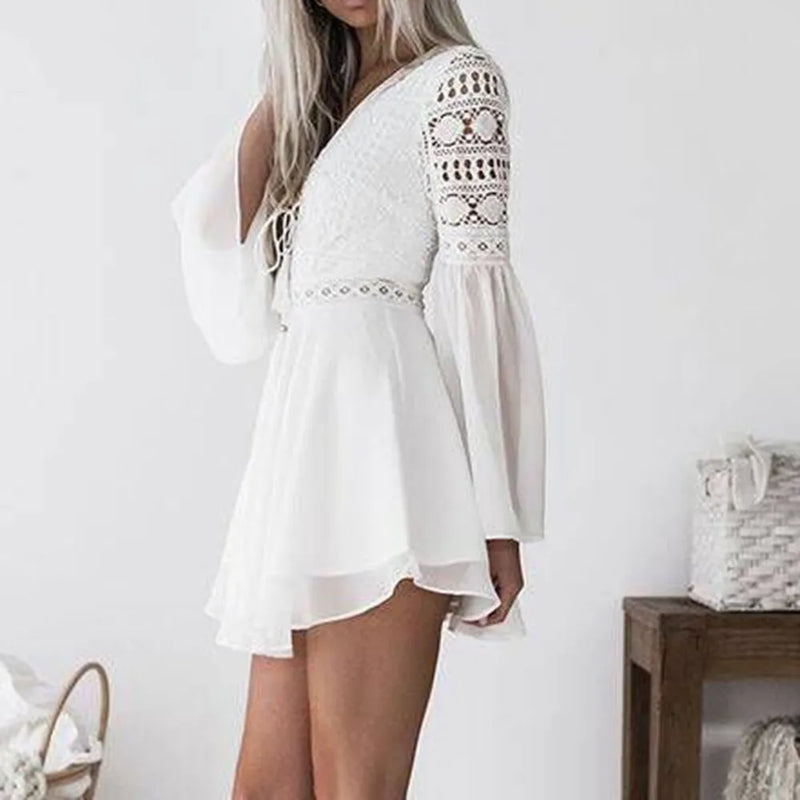 Lace Eleagnt Casual Boho Dress