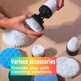 Household Cordless Spin Scrubber - Multipurpose Electric Cleaning Brush