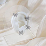 Butterfly Ear Clips Without Piercing - Sparkling Zircon Ear Cuff Clip