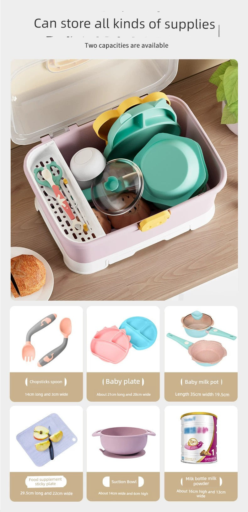 Baby Feeding Bottle Storage Box