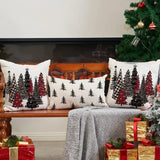 18x18  Christmas Tree Decorative Throw Pillows