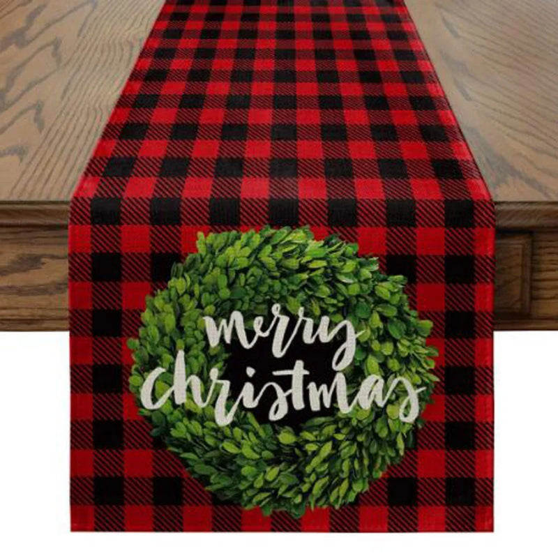 Fashion Christmas Tree Printed Table Runner