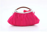 Sweet Satin Flower Evening Bag