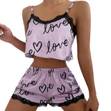 Pajama Shorts Camisoles Sleepwear Set