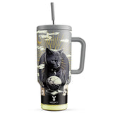 40oz Stainless Steel Thermo Cup with Straw