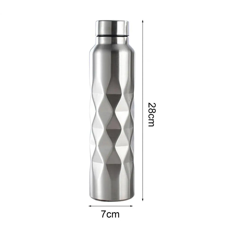 1000ml Stainless Steel Water Bottle with Wide Mouth Cap