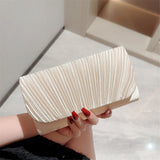 Elegant Luxury Fashion Fold Evening Clutch Bag