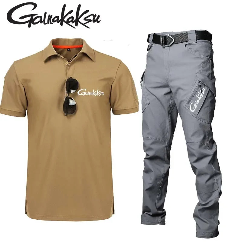 Outdoor Sports Waterproof Fishing Clothing Set – Fishing Shirts, Pants & Suit for Men