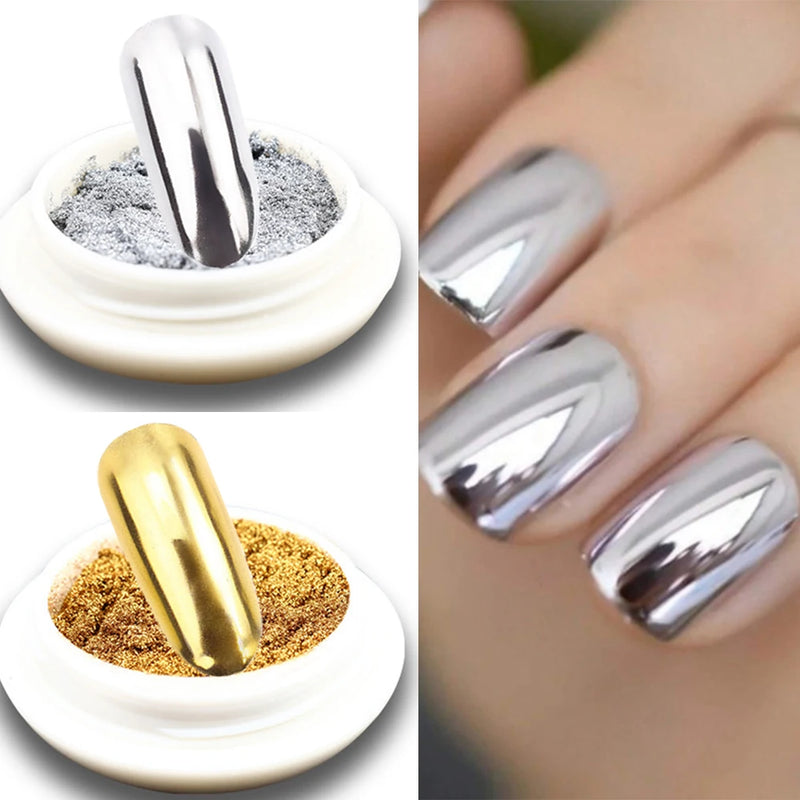 Metallic Mirror Chrome Nail Powder