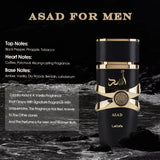 Eau De Parfum Body Spray: Arabic Dubai Perfume – Long-Lasting Fragrance Cologne for Men & Women