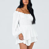 Ruffled Layered Chiffon Playsuit