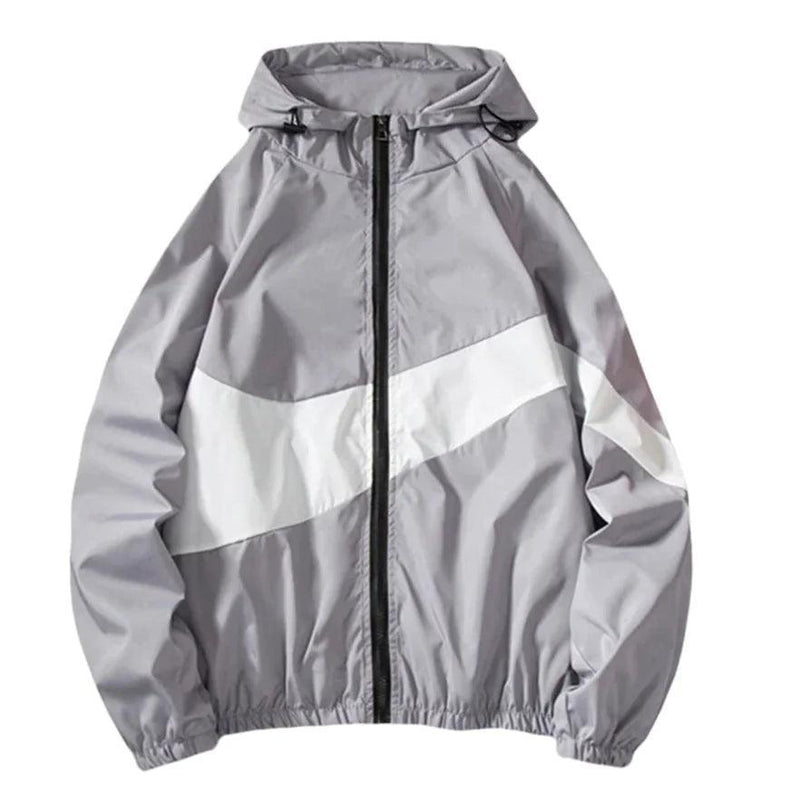 Color Pattern Windbreaker - The Next Door Neighbor 