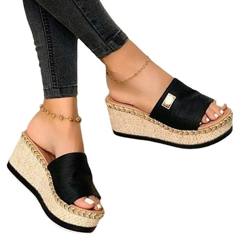 Summer Perfect Platform Sandals - The Next Door Neighbor 