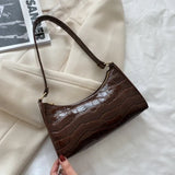 Elegant Leather Shoulder Bag - The Next Door Neighbor 