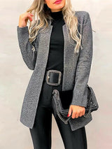 Women's Wool Blend Mid-Length Coat