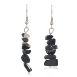 Natural Tumbled Stone Dangle Earrings