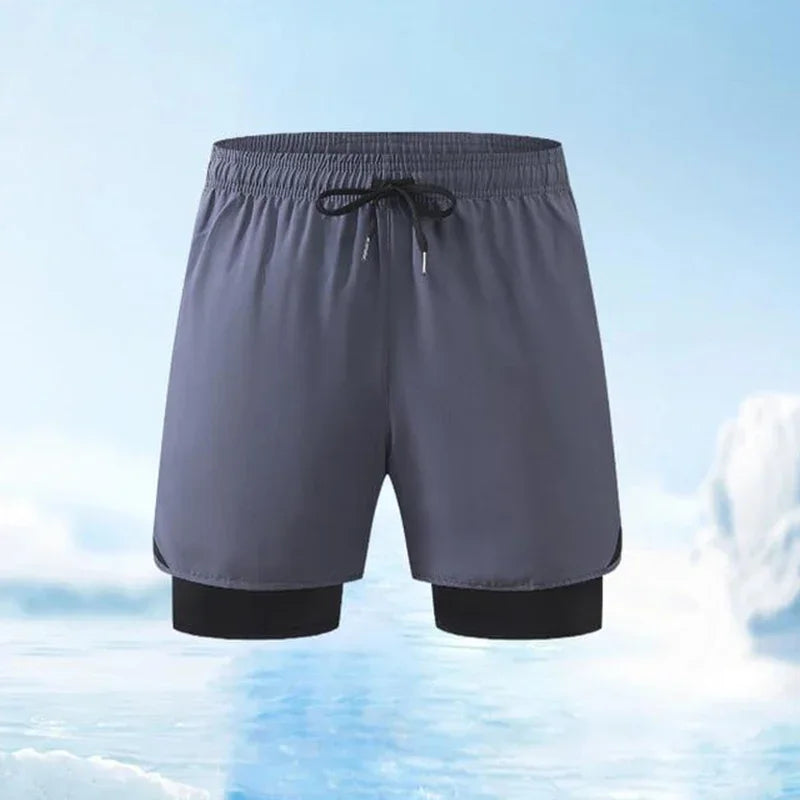 2 in 1 Men Quick Dry Shorts