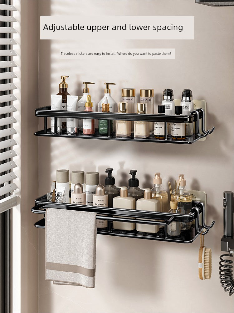 Punch-Free Toilet Sink Wall-Mounted Storage Rack