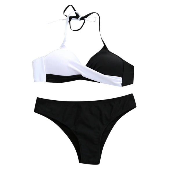 Split Color Bikini - Swimwear Women