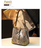 Fashion Serpentine Leather Bag