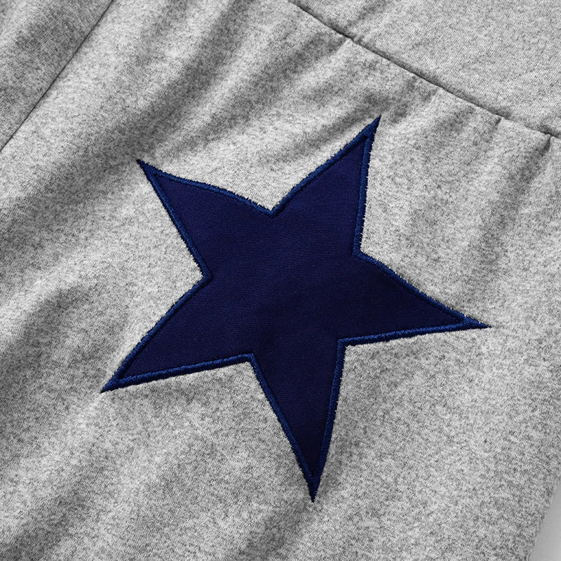 Embroidery Star High Elastic Sweatpants