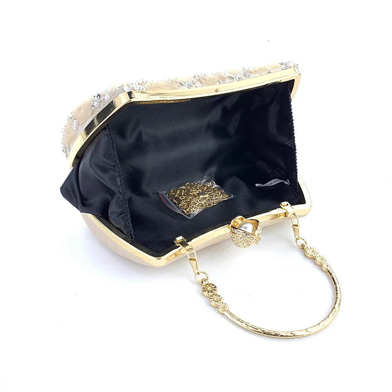 Flower Evening Bag Clutch